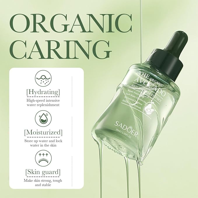 Avocado Skin Care Kit, 12-In-1 Skincare Gift Set With Facial Cleanser, Face Serum, Face Cream, Eye Cream, Toner, Moisturizing Lotion, Lip Balm& Facial mask. Skin Care Hydrating Facial Kit for women