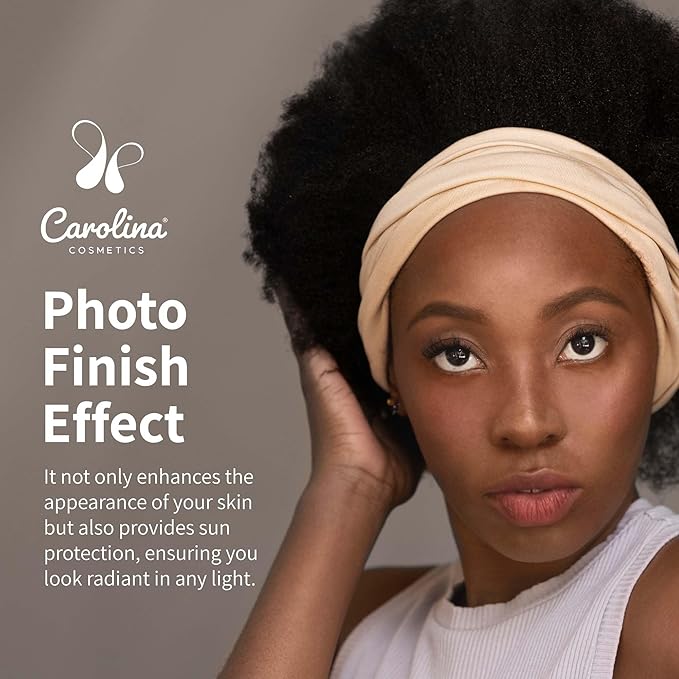 Plant-Based Foundation in Mocha Shade - Hydrating, Pore-Minimizing & Buildable Coverage - Vegan, Non-GMO, Gluten-Free, Paraben-Free- Sun Protection - 1Fl Oz