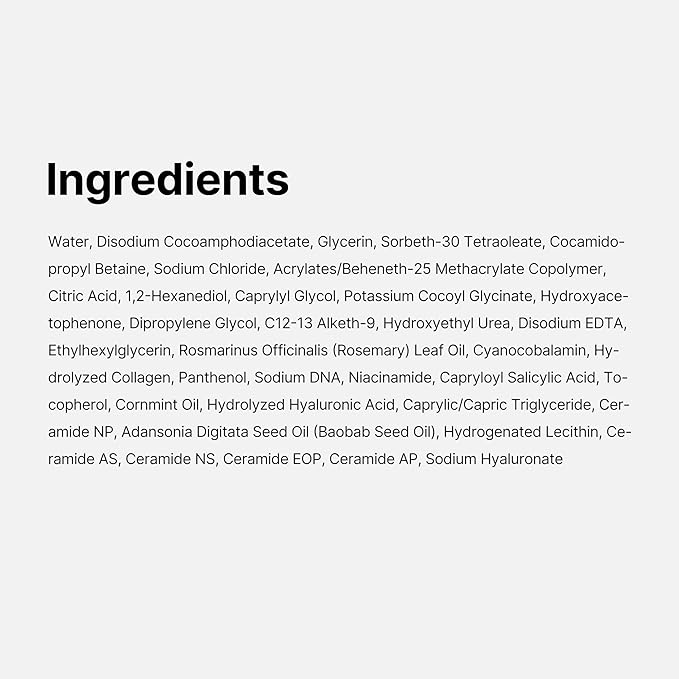 medicube PDRN Jelly to Foam Cleanser | Low pH Hydrating Daily Face Wash for All Skin Types | With PDRN, Collagen & LHA | Gentle Pore Care & Radiant, Balanced-Looking Skin | Korean Skincare | 200ml