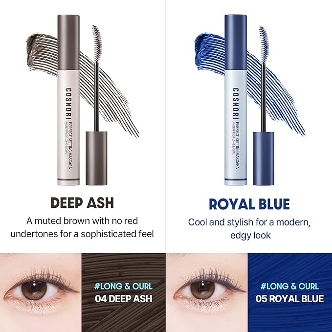Deep Ash Mascara & Remover Set – Long Lasting, Waterproof, Quick & Easy Mascara Removal