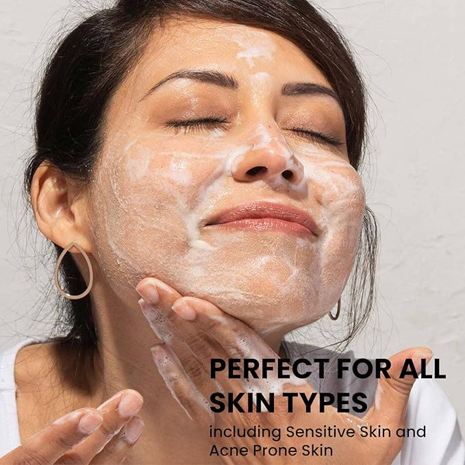 Kleem Organics Pro-Collagen Glycolic Acid Face Wash with Salicylic Acid - Organic Face Cleanser for Women & Men to Unclog Pores & Improve Skin Tone and Texture - Gentle Exfoliating Face Wash - 4.05 oz