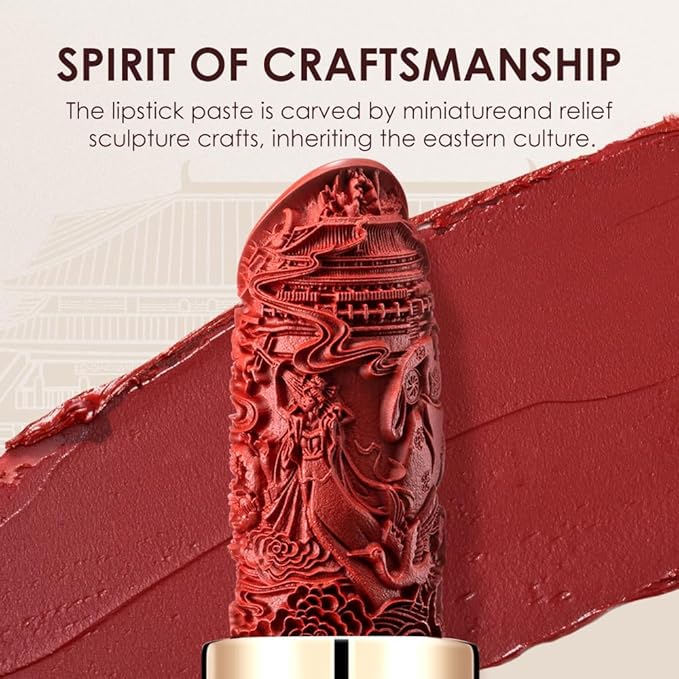 Catkin Semi-Matte Lipstick Hydrating High Impact Color Infused with Vitamin E and Avocado Oil Smooth Soft Texture Long Lasting Matte Finish 155