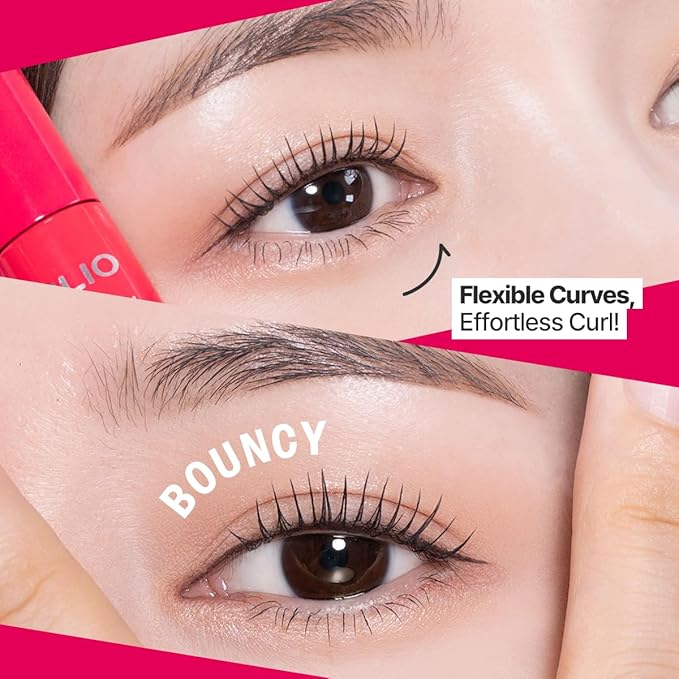 CLIO Kill Lash Superproof Mascara, Waterproof Mascara Black, Lifting & Lengthening, Precision Eyelash Curl, Long-Lasting, Clump & Smudge-Free, for Sensitive Eye, Korean Makeup Beauty (020 Bouncy Lash)