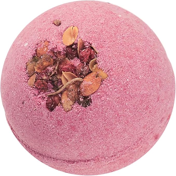 Bath Bombs for Women Spa Gift Set with Silk Tree Flower Essential Oils Sea Salt Moisturizing Relaxing Birthday Gift for Her Bubble Bath Skincare Relaxation Aromatherapy Gifts 1 Pack