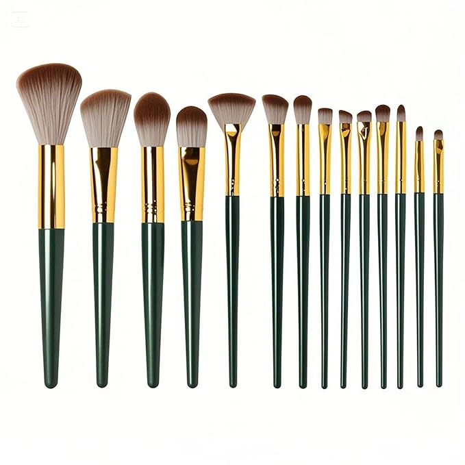 Make Up Brushes,Makeup Brushes Set 14 PCS for Foundation Eyebrow Concealer Eye Shadows Powder,Makeup Brushes Kit for Travel and Daily Makeup Use