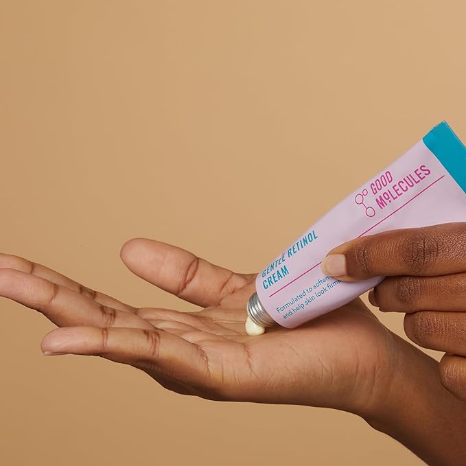 Good Molecules Gentle Retinol Cream - Retinol Night Cream to Minimize Appearance of Fine Lines & Wrinkles, Skin Tightening Recipe with Bakuchiol, Anti-Aging Skin Care For Face