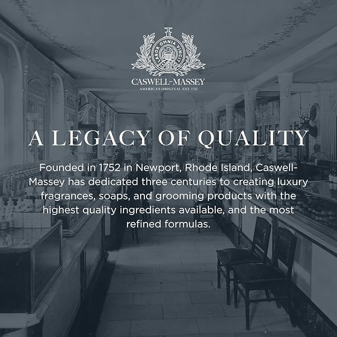 Caswell-Massey Men’s Bar Soap Gift Set – Newport, Oaire & Greenbriar – Moisturizing Triple-Milled Body Wash Bars for All Skin Types, Plant-Based & Essential Oils Formula, Made in USA, 3 x 5.8 oz