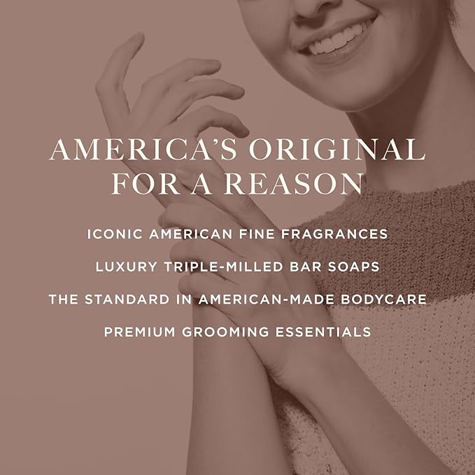 Caswell-Massey Natural Bar Soap Gift Set, Almond, Verbena, Lavender Scents, Triple-Milled Moisturizing Body Soap, Plant-Based for All Skin Types, Men, Women, Made in USA, 3 Bars, 5.8 oz Each