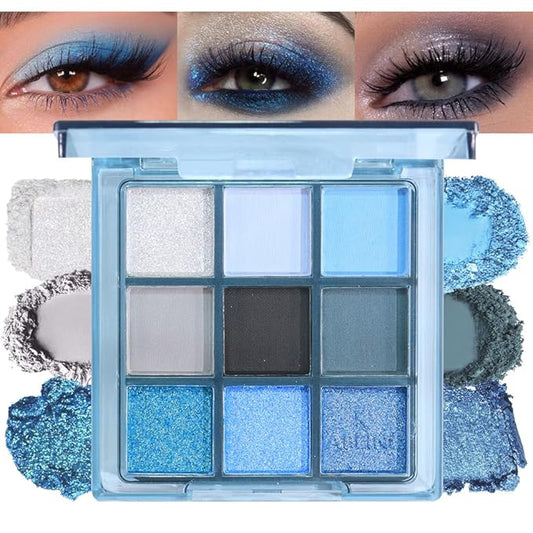 9 Color Eyeshadow Palette Makeup, Neutral Nude Matte Eye shadow & Shimmer Eyeshadow,Long Lasting Waterproof Eye shadow Makeup Palette for Women 02#