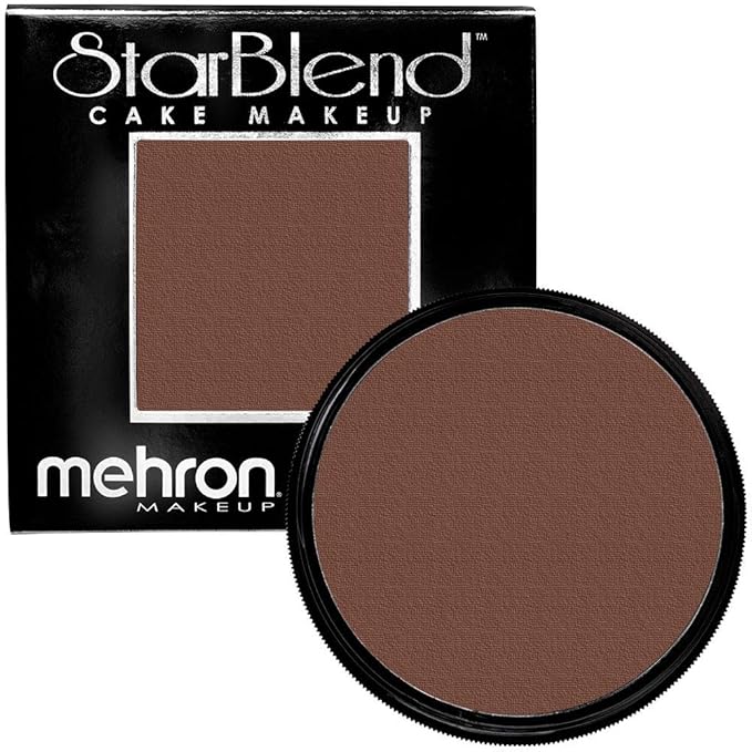 Mehron Makeup StarBlend Cake (2 oz) (Ebony)