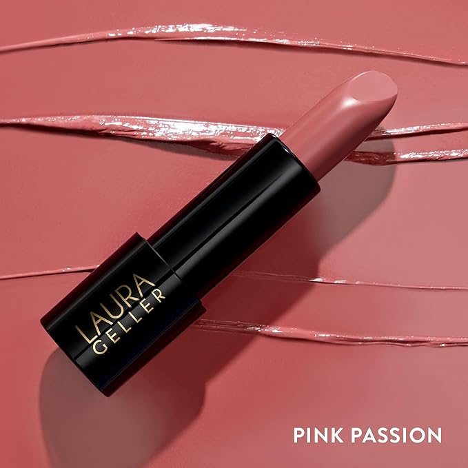 LAURA GELLER NEW YORK Modern Classic Lipstick - Pink Passion - Ultra-Rich Color - Luxurious and Lightweight - Cream Finish
