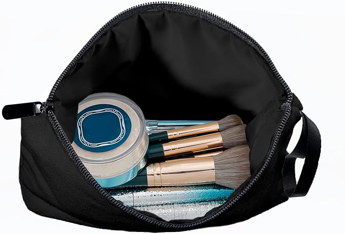 SEAMOON Bride to be Birthday Womens Unique Initial Monogram Gifts for Women Mom Personalized Travel Makeup Cosmetic Bag with Mirror Valentines Mothers Day Christmas Graduation N