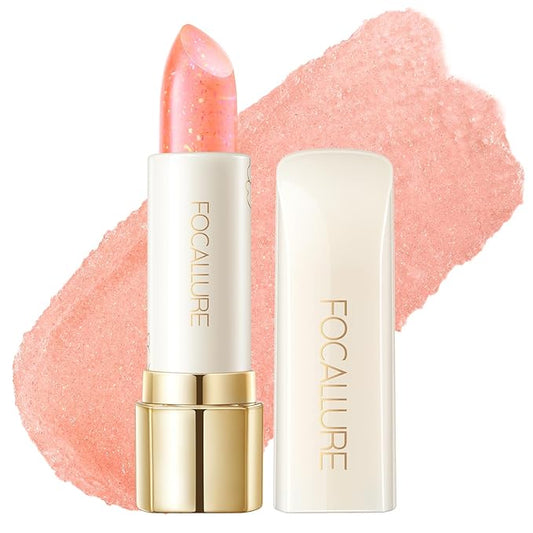 FOCALLURE Moisturizing Lipstick,Color Changing Tinted Lip Balm,Hydrating PH Lip Balm with Creamy Texture,Long Lasting High Pigmented Lip Stain,Rhodozite