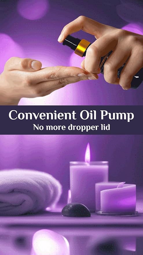 Pure Organic Moringa Oil with Blue Lotus Flower – Deep Hydrating & Anti-Aging Ritual Oil for Skin, Hair & Nails – Premium 100% Cold Pressed Moringa Seed Extraction, Nourishes & Hydrates Skin 2oz.