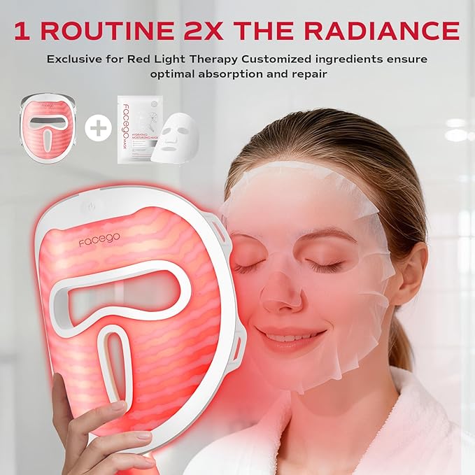 Collagen Face Mask - Hydrating & Moisturizing Sheet Mask with Natural Centella Asiatica for Soothing Skincare, Deeply Nourishing Dry Skin 4-Count