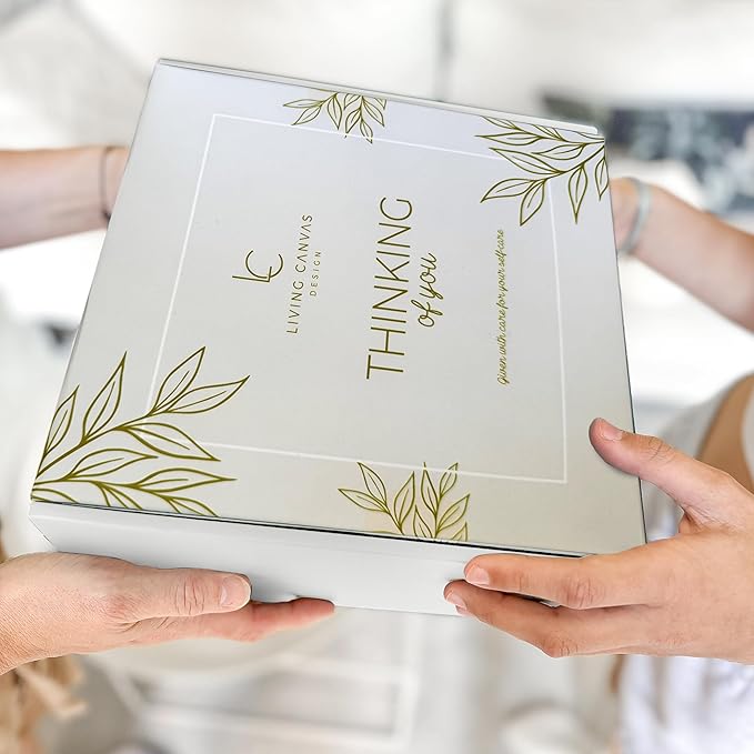 Self Care Gifts for Women 11 Piece, Womens Get Well Gifts for Mom Girlfriend Wife Daughter, Women’s Spa Gifts Baskets With Bath Salts, Oatmeal Soap, Blanket, Encouraging Inspirational Gift Basket, Whi