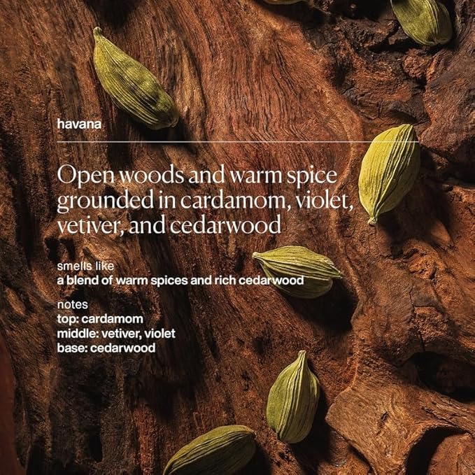 evolvetogether Aluminum Free Natural Deodorant for Women & Men | Vetiver & Cedarwood | Neutralizes Odors, Soothes Skin | Vegan, Cruelty-Free, Baking Soda Free | Made in USA (Havana, 1.69 Oz)