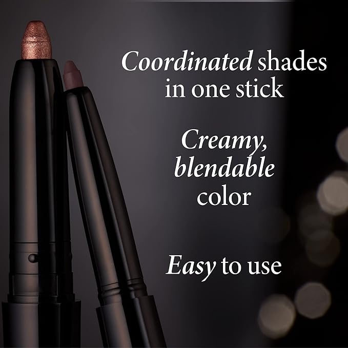 LAURA GELLER NEW YORK Swipe-n-Line Dual-Ended Eyeshadow + Eyeliner - Classic (Onyx/Champagne) - Cream Eyeshadow & Smooth Glide Eyeliner - Waterproof & Crease-free Color