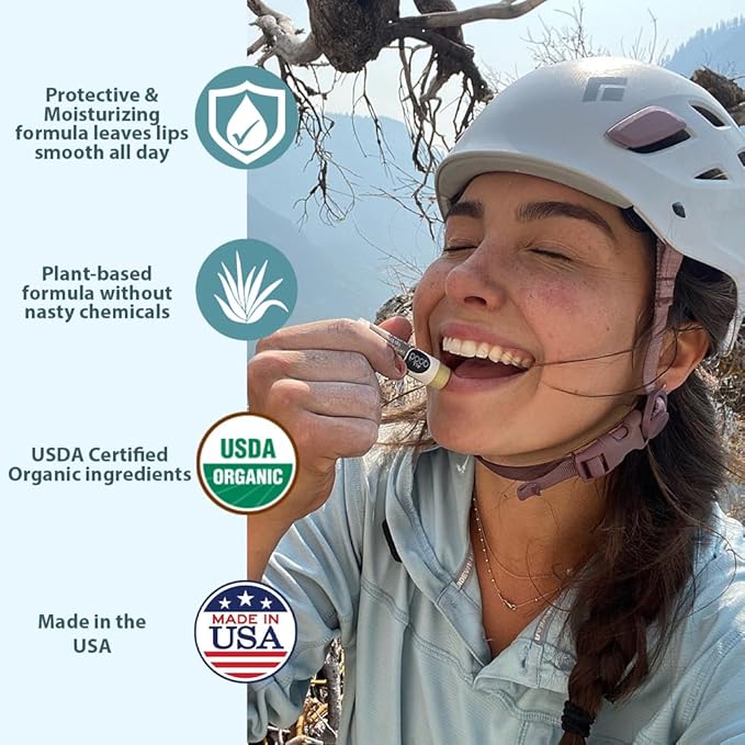 All Good Organic SPF15 Lip Balm - Hydrating Lip Care with Olive Oil, Beeswax, Calendula, Lavender, Vitamin E - Lip Moisturizer with Zinc Oxide Protection - Original, Spearmint & Coconut (3-pack)