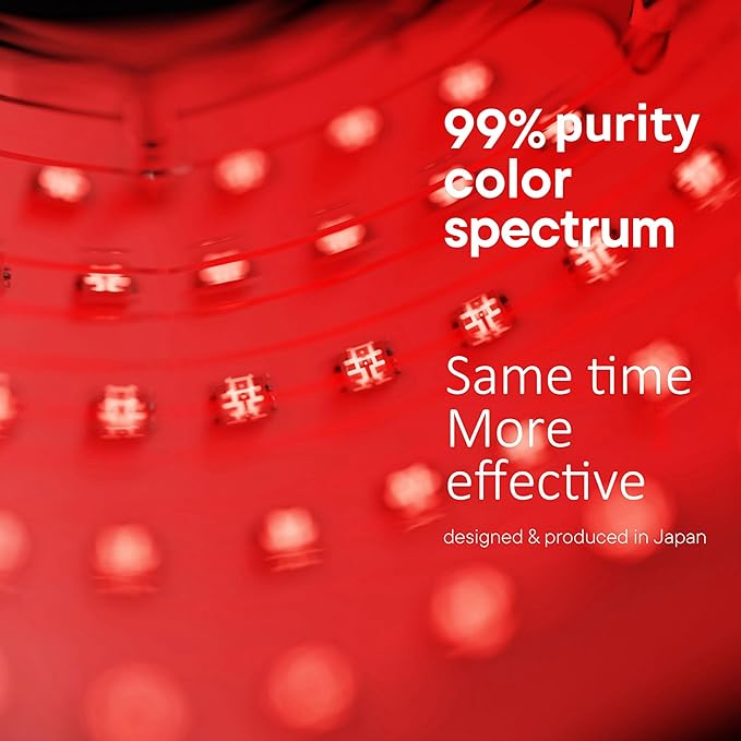 FDA cleared LED Facial Skin Care Mask MOONLIGHT PRO 7 Color Treatment Photon Mask (White)