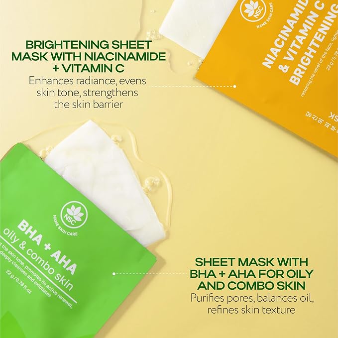 Complete Korean Face Mask Pack of 30 Hydrating Sheet Masks for All Skin Types | Refreshing, Moisturizing, Exfoliating, Anti Aging Face Masks Skincare | Vitamin C, Collagen, Retinol, Hyaluronic Acid