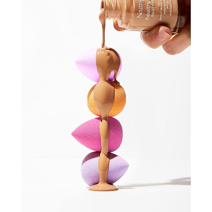 Neutrogena Healthy Skin Liquid Makeup Foundation with Broad Spectrum SPF 20 Sunscreen, Medium Coverage Foundation with Nourishing Pro-Vitamin B5, Medium Beige 80, 1 fl. oz