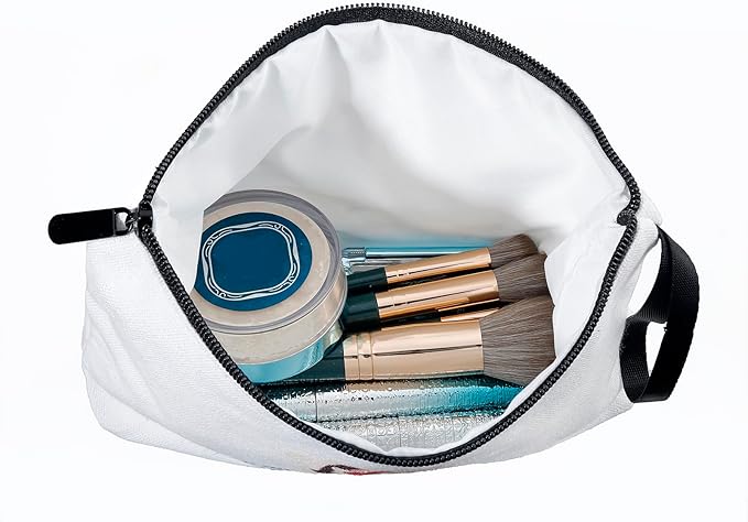 SEAMOON Mom Birthday Thank You Appreciation Gifts for Women Aunt Teacher Coworkers Bride Bridesmaid Monogrammed Travel Makeup Cosmetic Bag with Mirror Valentines Mothers Day Christmas Graduation K