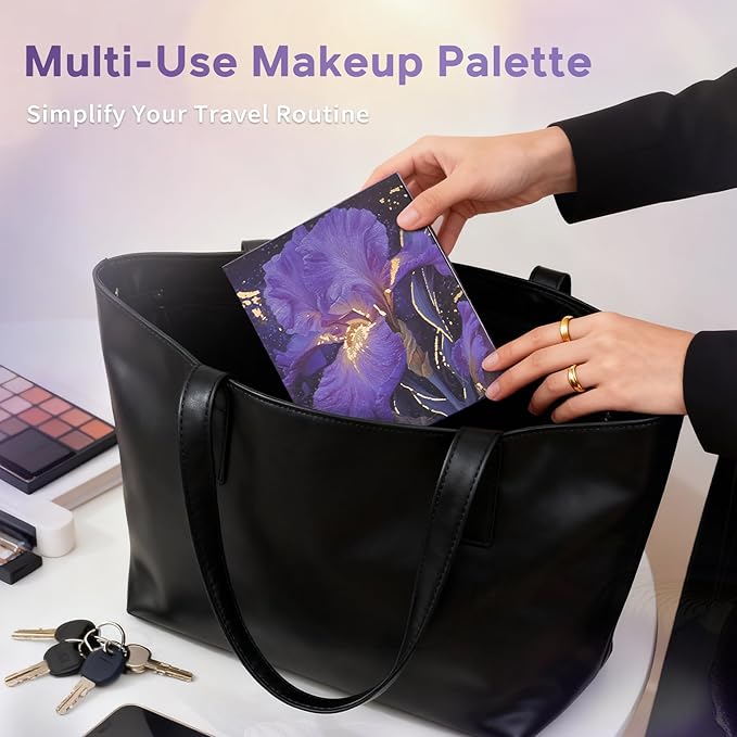 Glam Code Makeup Palette for Face, All in One Cosmetics Pallet for Women & Girls, Travel Size Make Up Palette Includes Eyeshadow, blush, Highlighter, Contour Powder, Concealer & Mirror, 03