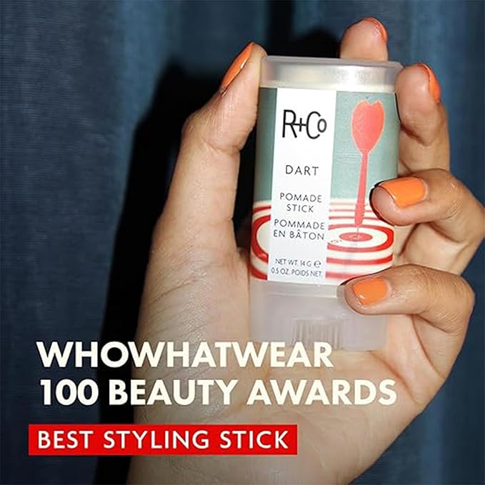 R+Co Dart Pomade Stick | Tame Flyaways, Sculpt and Polish | Long Lasting Texture and Shapes | Vegan + No Parabens | 2 Pack