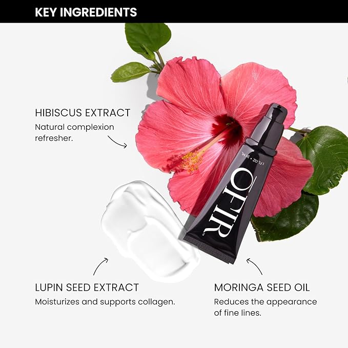 OFIR Skin Prep Dewy Primer Serum | Hybrid Makeup Skincare for Radiant Skin Prep | Wrinkle Reducing Hydrating Face Primer | Vegan, Cruelty-Free, Talc-Free Formula | Glow Finish | 1 FL OZ Tube