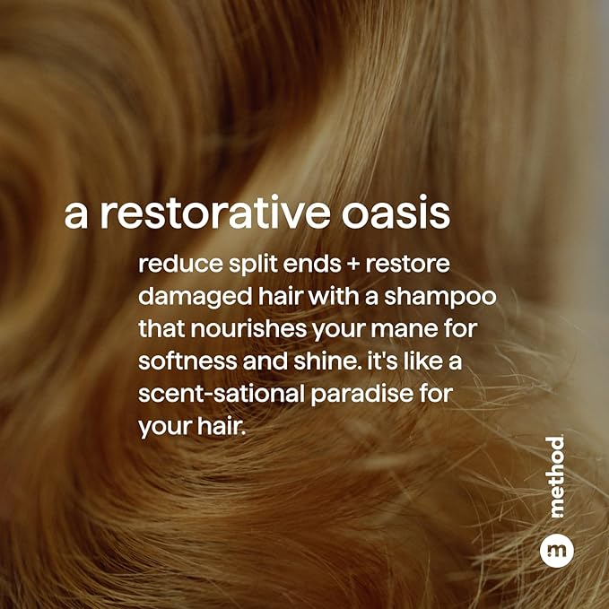 Method Repairing Shampoo, Island Mist, Hibiscus + Mango Nectar + Passion Fruit notes, 14oz