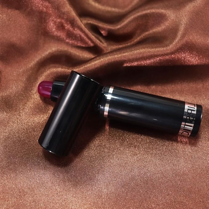 Dark Purple Matte Lipstick Crayon Pencil Set,Velvet Lip Stick for Women 24 Hour Long Lasting Waterproof Lip Liner,Magic Lipstick 24 Hours Original Lip Liner Makeup Stain Long Lasting Waterproof