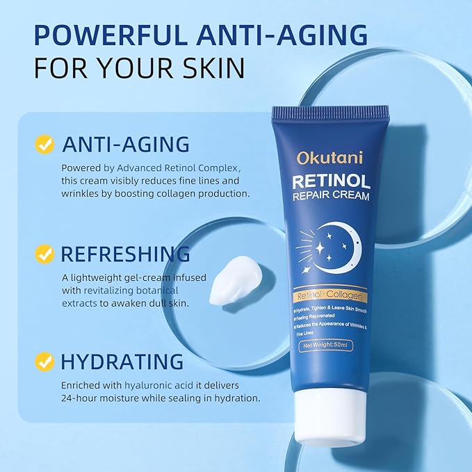 Retinol Cream for Face, Face Moisturizer, Skin,123456789