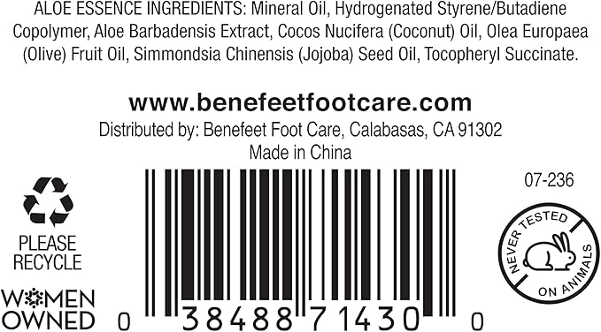 Benefeet Toeless Aloe Moisturizing Heel Socks 3 Pack - Effective Overnight Foot Rejuvenation, Targeted Hydration to Soften Dry Skin, Infused w/Coconut Oil, Aloe + Jojoba Seed Oil, 1 Pair (3 Pack)