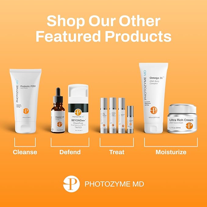 Photozyme GFS Plus Night Serum with 0.5% Retinol – Anti-Aging Peptide Complex – Reduces Wrinkles, Dark Spots & Sun Damage – Brightens, Firms & Evens Skin Tone – 0.5 fl oz