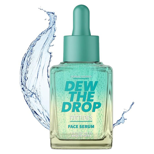 Peptides Face Serum - Dermatologist-Tested, Anti-Aging, Korean Skin Care -Boosts Elasticity, Smooths Texture, Revitalizes Skin - Clean Formula, Vegan, 95% Natural - 1.35 Fl. Oz