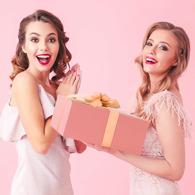 Gift Basket for Women, Best Birthday Gifts Set, Self Care Gift, Care Package, Get Well Soon Gift Box, Unique Ideas Spa Present Kit for Mom Girlfriend Her Sister Wife Friends Woman (Rose)