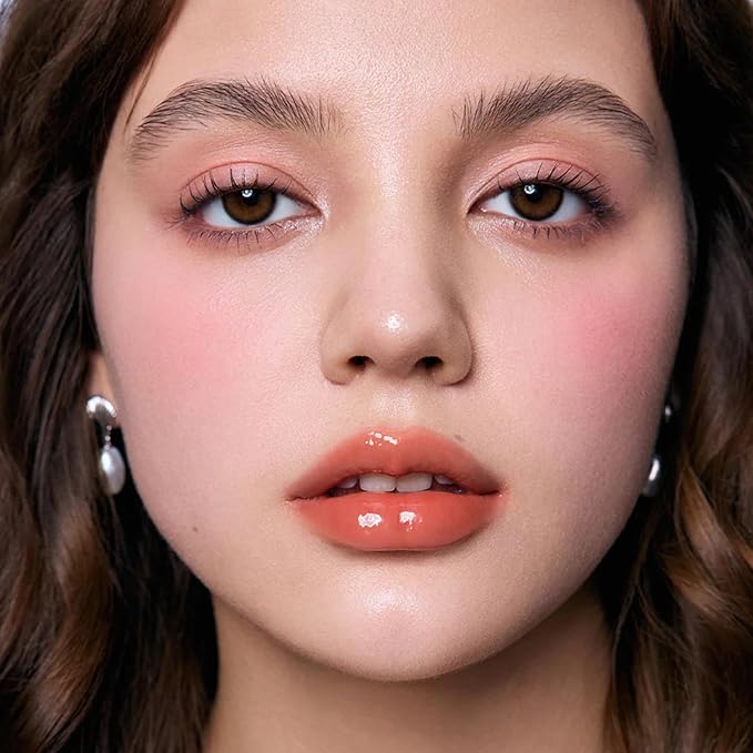 Flower Knows Shell's Jewel Nourishing Lip Glaze,Hydrating Lip Gloss with Hyaluronic,Moisturizing Plumping Oil,Non-Sticky Formula,0.16 fl.oz(P03 Candy Slush)