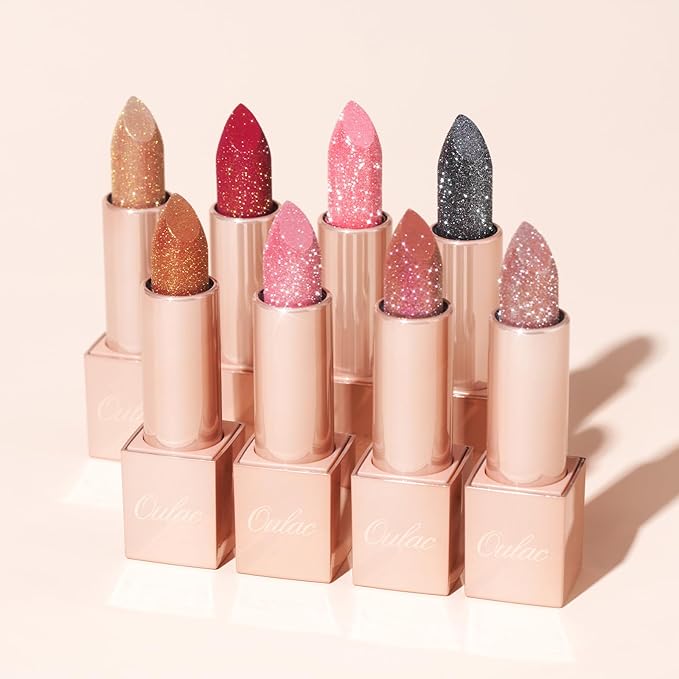 Oulac Infinity Moisture Shine Lipstick - High Shine Shimmery Finish, Super Creamy Texture, Medium to High Coverage - Gluten Free, PG11 La Vita