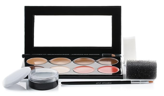 Mehron Makeup Mini-Pro Student Makeup Educational Kit (Medium Dark/Dark)