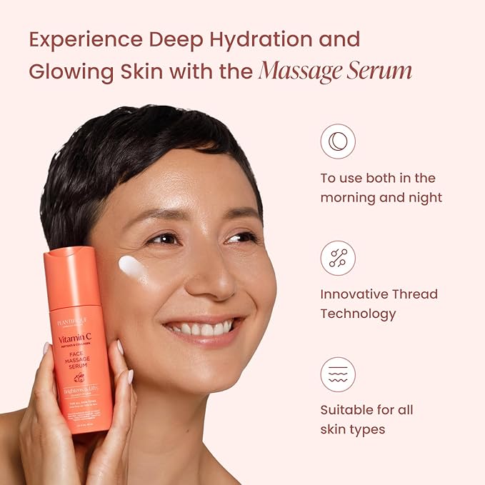 PLANTIFIQUE Massage Ritual Set: Premium Certified Jade Gua Sha + Jojoba Oil & AHA Serum Skin Care Set, Birthday Gifts for Women, Teens, Mom, Brides