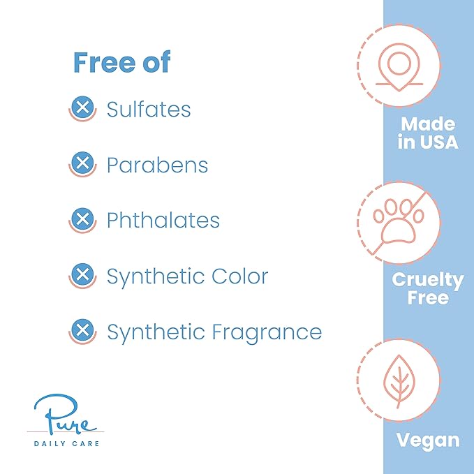 Pure Daily Care Essential Hyaluronic Moisturizer (1.66 Oz) - Hydrating Silicone-Free Daily Clean Beauty Face Cream For All Skin Types