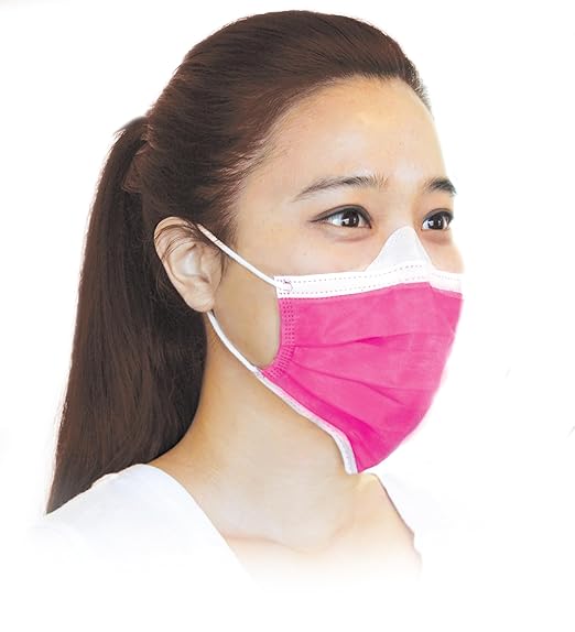 BeeSure - BE2530case Vibe Face Masks, Glamorous Pink (Pack of 400)