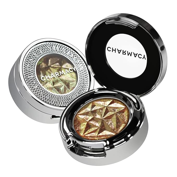 CHARMACY Duochrome Eyeshadow, Insane Shifters Chameleon Eyeshadow, Creates High-Impact, Metallic Eye Looks, 100% Vegan and Cruelty Free (Chameleon-#808, 0.06 Ounce (Pack of 1))