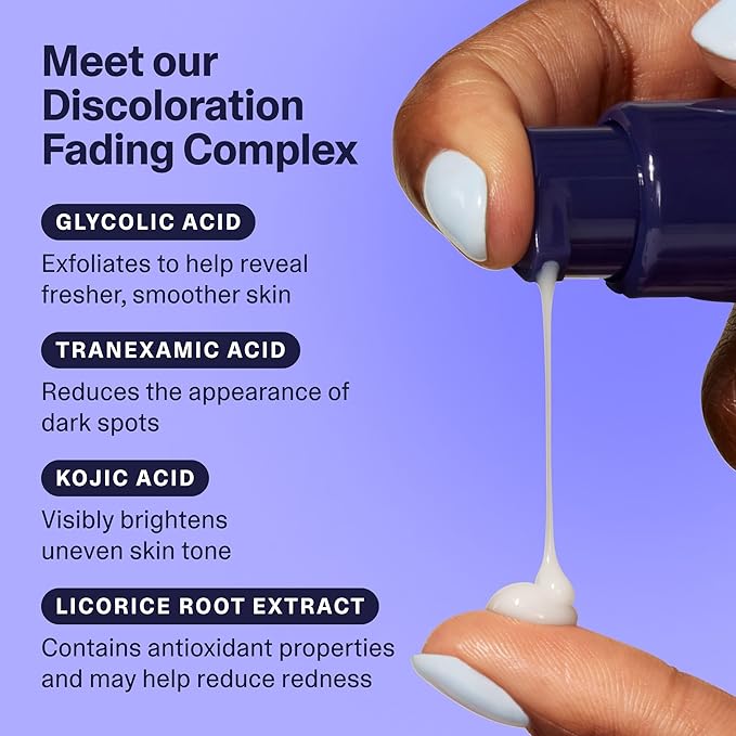 Curology Dark Spot Facial Serum, Discoloration Fading Serum, for Post Acne Marks and Sunspots, 1 fl oz