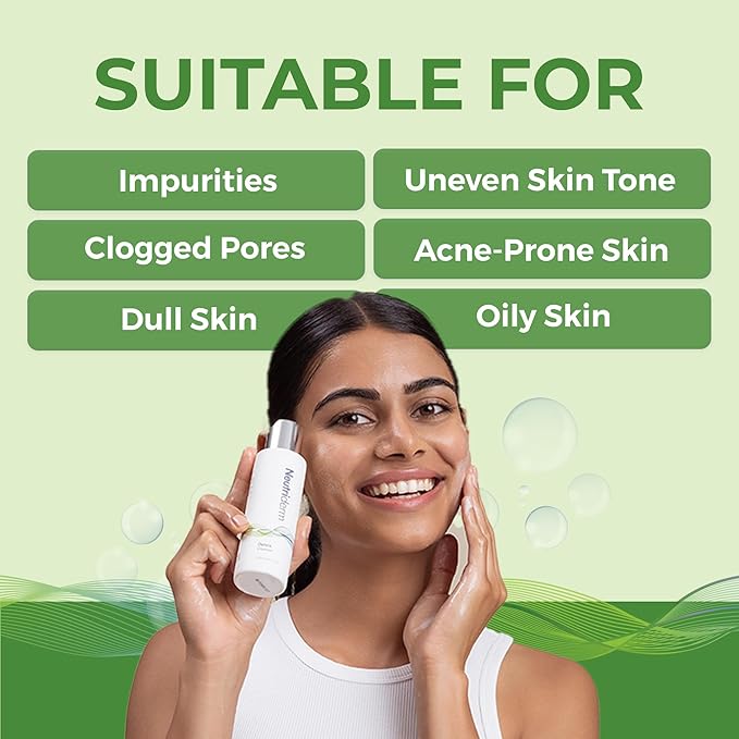 NEUTRIDERM Detox Cleanser – Gentle Glycolic Face Wash and Exfoliating Gel Cleanser for Clear, Brighter-Looking Skin – Ideal for Oily or Combination Skin – 120 mL / 4.1 fl oz
