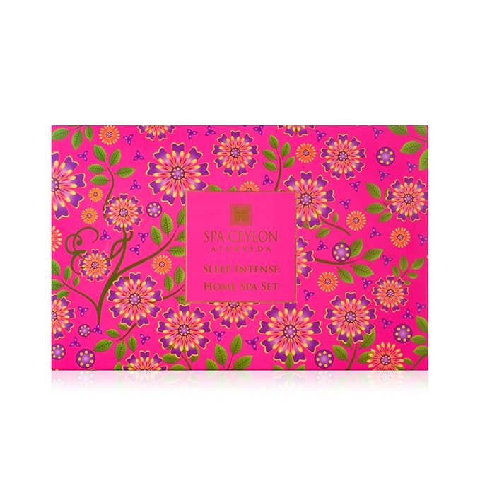 SPA CEYLON Sleep Intense Home Spa Set for Deep Restful Sleep | Ayurveda | Relaxation | Tranquility | Body Gifts Set for Mothers day gifting