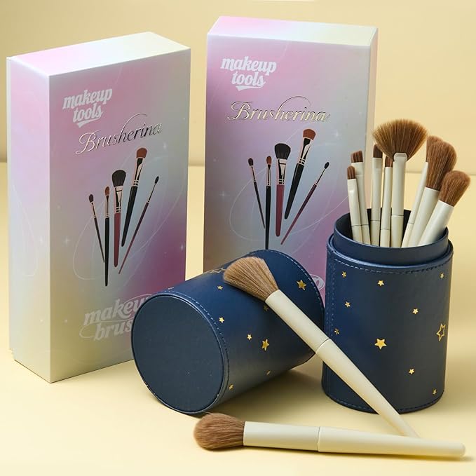 Body Makeup Brush Set Professional & Tools Beauty Travel Essentials for Women