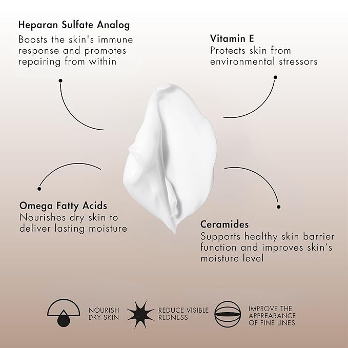 Senté Dermal Repair Ultra-Nourish - Rosacea Treatment For Dry, Sensitive Skin | Repairs, Replenishes & Reduces Skin Redness - 1.7 Fl Oz