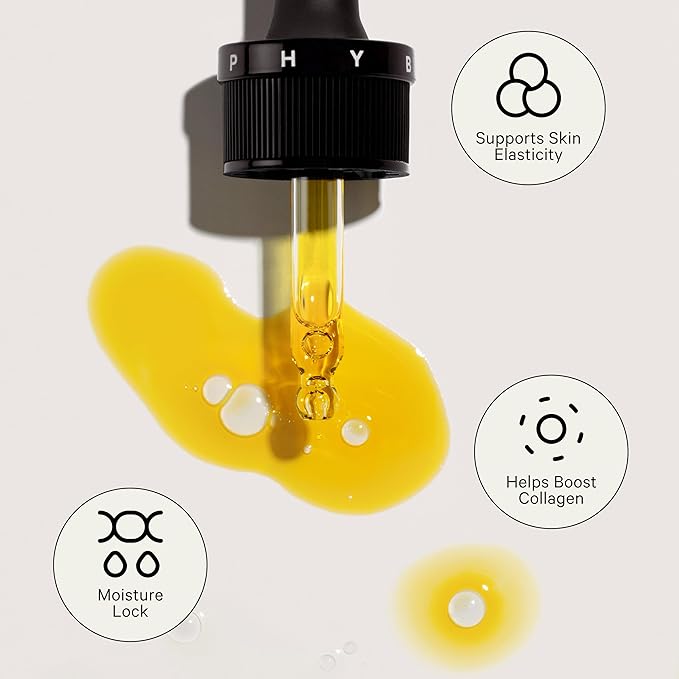 Face Oil Glow Beauty Treatment, 13ml. Anti-Aging Jojoba, Collagen Boosting Vitamin E, Hydrating Rosehip. All Skin Types. Organic Vegan Facial Oil for Women Rejuvinating Skincare & Face Moisturizer